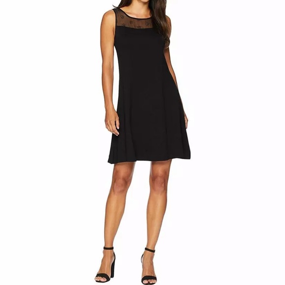 Vince Camuto Dresses & Skirts - Vince Camuto little black embroidered dress